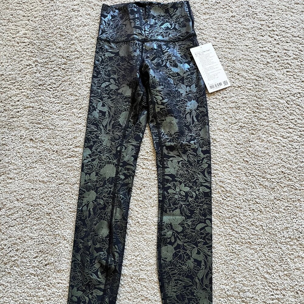 NWT Lululemon Wunder Under High-Rise Tight 25" *Shine size 2